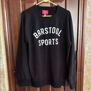Barstool Sports Men's Black Sweatshirt